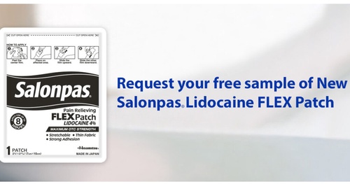 Free Salonpas Lidocaine FLEX Patch Sample